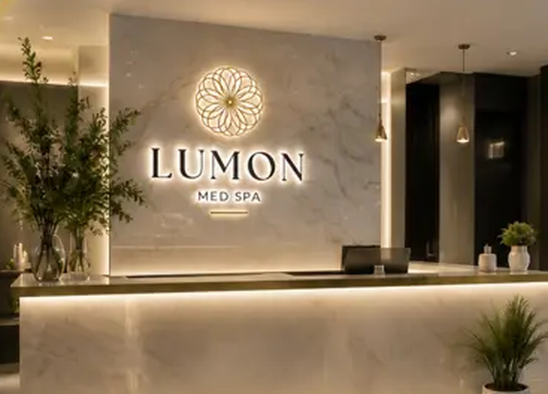 Recepción de Lumon Med Spa